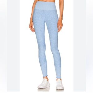 alo alosoft heathered legging xs like new tag pulled ribbing detail